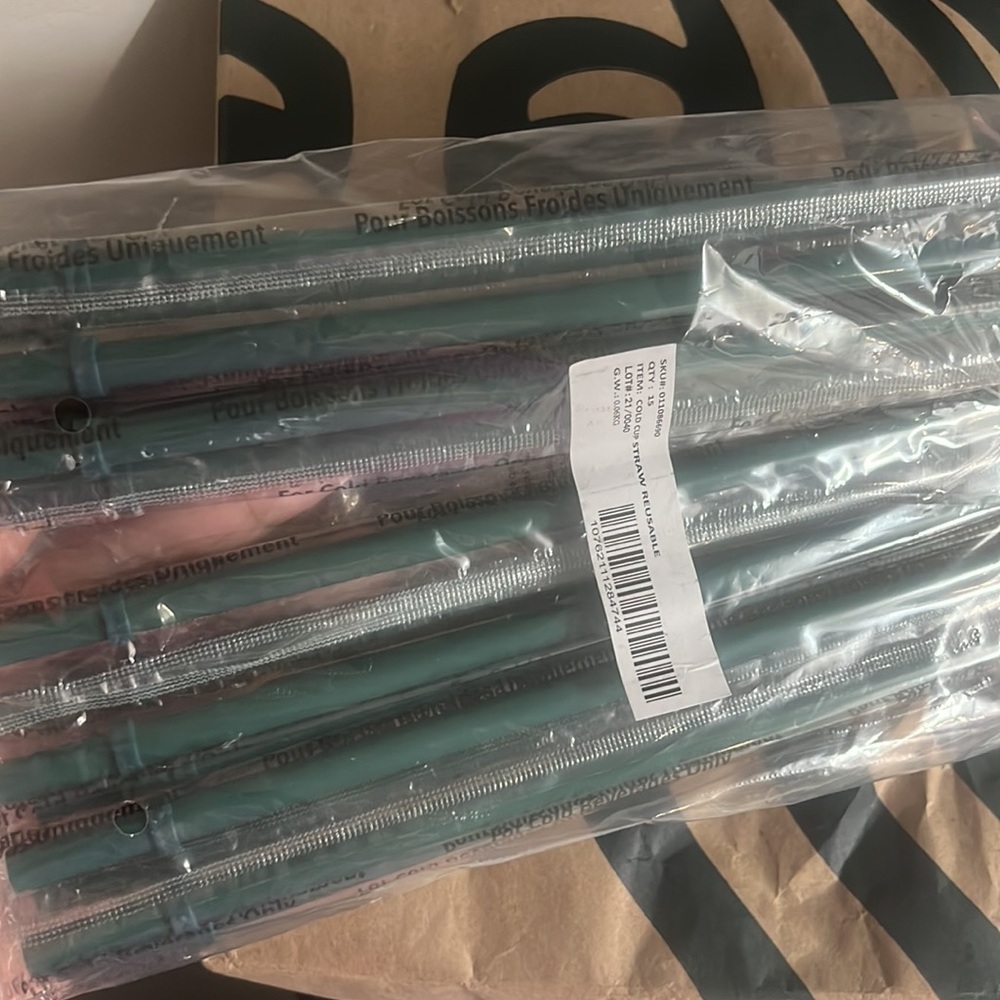 COLD CUP STRAW REUSABLE (Pack of 3)